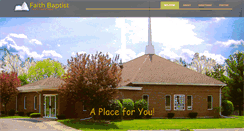 Desktop Screenshot of faithbaptist.churchpage.us